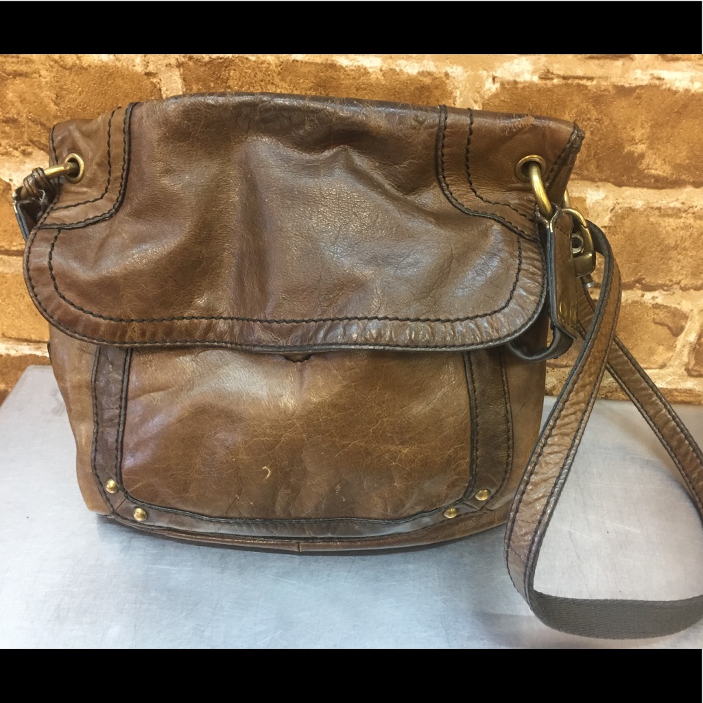 Vntg Lmtd Fossil Distressed Crossbody Bag Bohomian